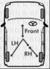 FORD 1640551 Cable, parking brake